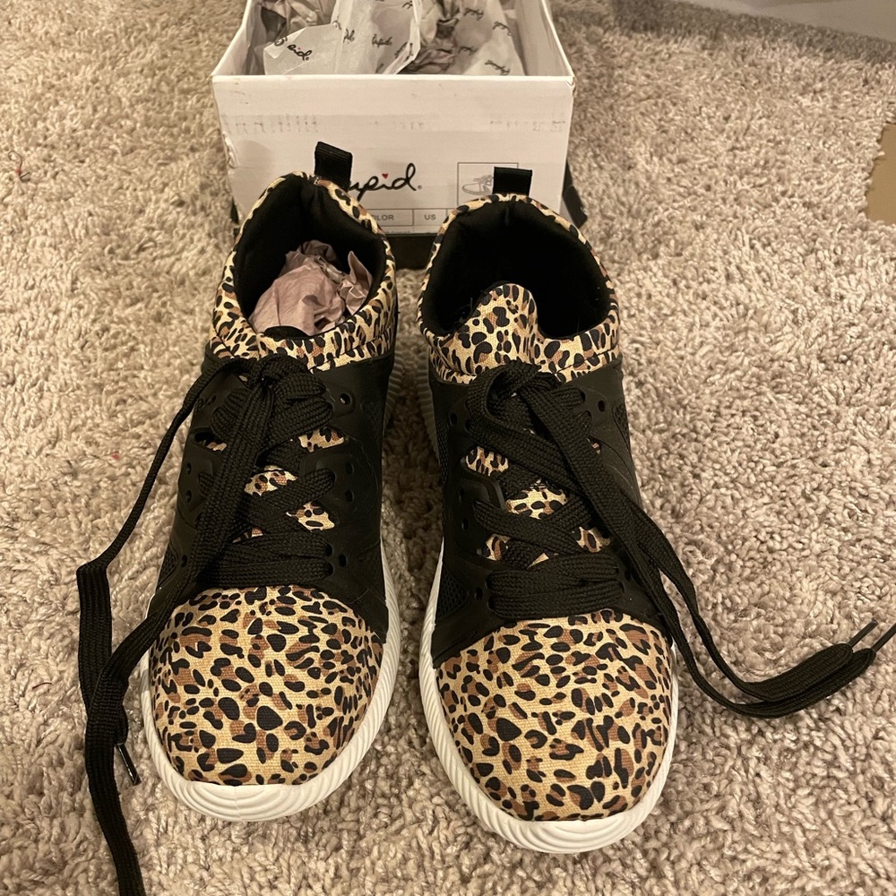 Leopard Print Sneakers